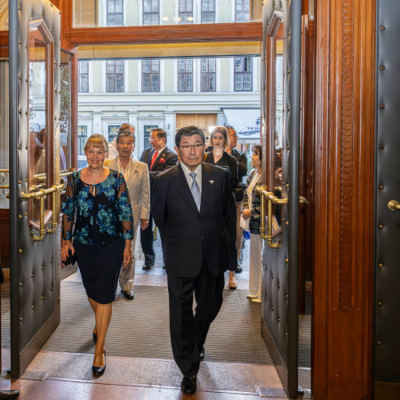 High-ranking Japanese delegation holds talks at the Liszt Academy 