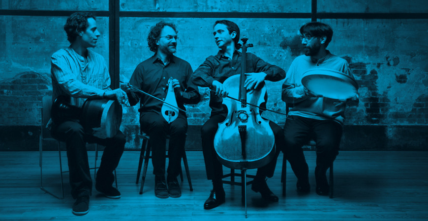 Jean-Guihen Queyras, Bijan Chemirani, Keyvan Chemirani, Sokratis Sinopoulos